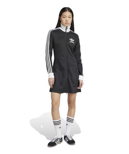adidas アディダス ジャージ トラックワンピース 黒 adidas（アディダス） ワンピース adidas Originals ADICOLOR 3