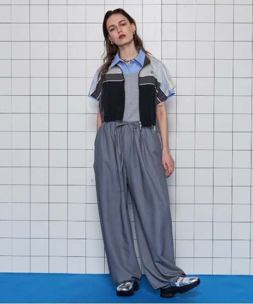 MAISON SPECIAL（メゾンスペシャル） ワイドパンツ スラックス パンツ