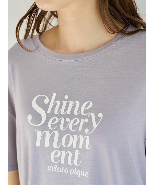 ジェラートピケ　シンプルロゴＴシャツ＆DOGモチーフショートパンツ　上下セット 接触冷感】モチーフ4柄ワンポイントTシャツ&ショートパンツ