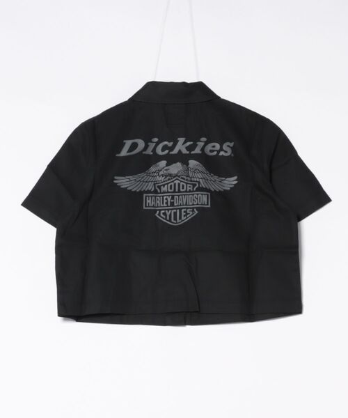 ブラウス シャツ Dickies(R)x H-D(R) イーグルクロップドワークシャツ レディース Harley Davidson ブラウス シャツ Dickies(R)x H-D(R) イーグル