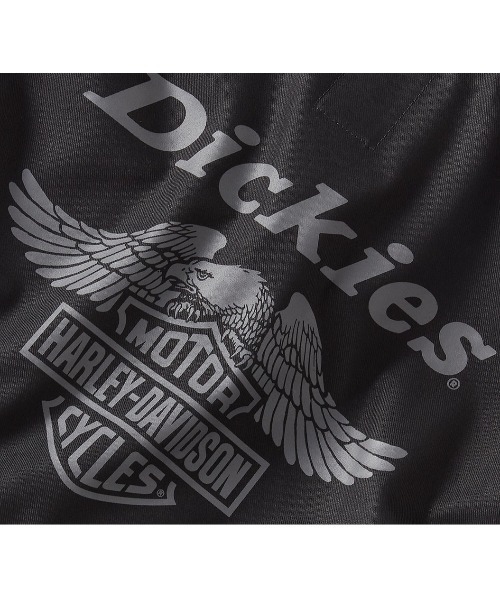 Harley Davidson ブラウス シャツ Dickies(R)x H-D(R) イーグル