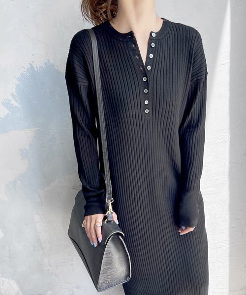 Spick＆Span 「Spick & Span」 ニットワンピース FREE ブラック
