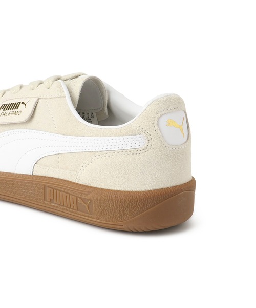 【値下げ交渉可！】PUMA ホワイト 厚底スニーカー 25cm ベージュ 値下げ交渉可！】PUMA ホワイト 厚底スニーカー 25cm ベージュ