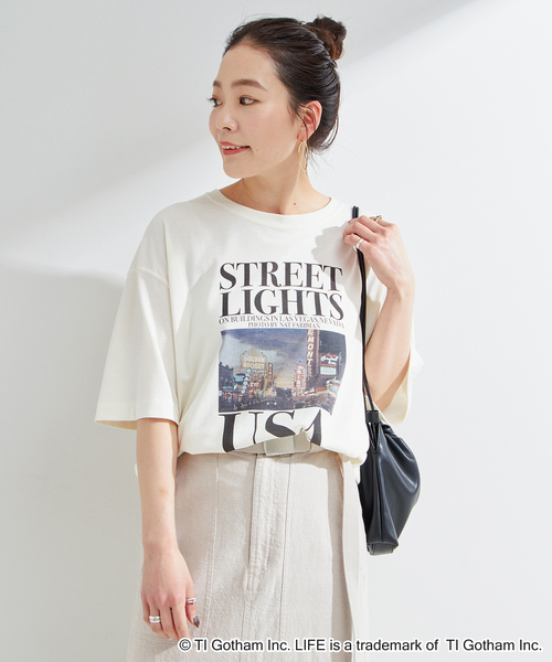 tシャツ 「GOOD ROCK SPEED」LIFE PHOTO半袖Tシャツ/jane birken レディース LE CERCLE par rope' tシャツ 「GOOD ROCK SPEED」LIFE PHOTO