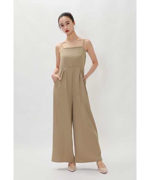 パンツドレス オールインワン2way＆ボレロセット niana パンツドレス フリルオールインワンパンツ 2点セット