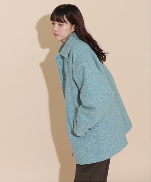 「DOUBLE NAME」 ステンカラーコート FREE ベージュ レディース_画像4