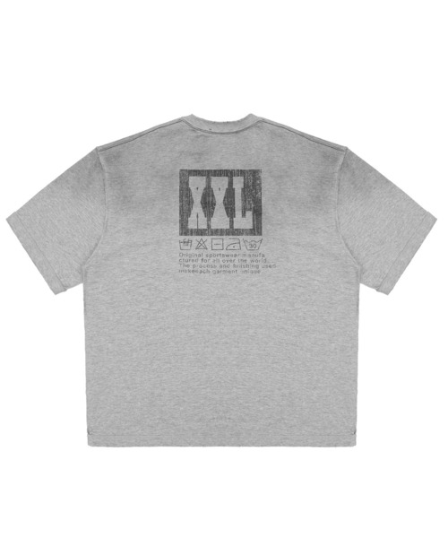 MASONPRINCE 英文字 プリントダメージ Ｔシャツ オーバーサイズ MASONPRINCE メイソンプリンス Tシャツ プリントT ダメージ加工