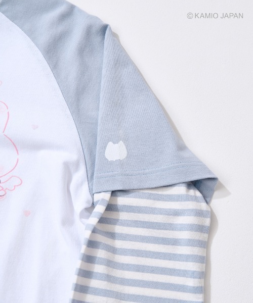 tシャツ 平成女児まじベリコラボロンTEE レディース メンズ Hauls tシャツ 平成女児まじベリコラボロンTEE レディース