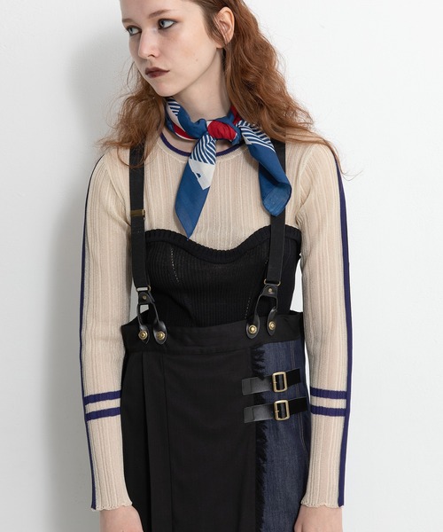 AULA AILA（アウラ アイラ） サロペット オーバーオール チェック