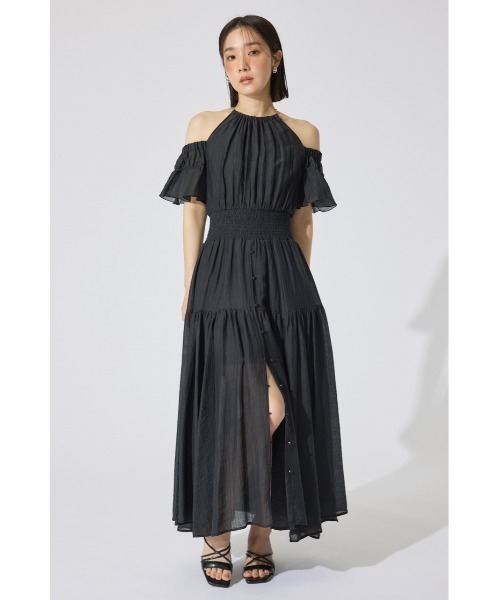 【rienda】新品、未使用ホルターネックワンピースSサイズ rienda ワンピース 「AKB48 秋山由奈さん着用アイテム」2WAY