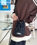 サコッシュ ショルダーバッグ バッグ ビジュー...の詳細画像4