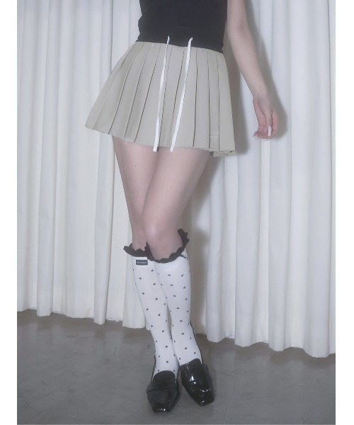 Darich DRCHプリーツミニスカート ホワイト ダーリッチ Darich DRCHプリーツミニスカート （ホワイト