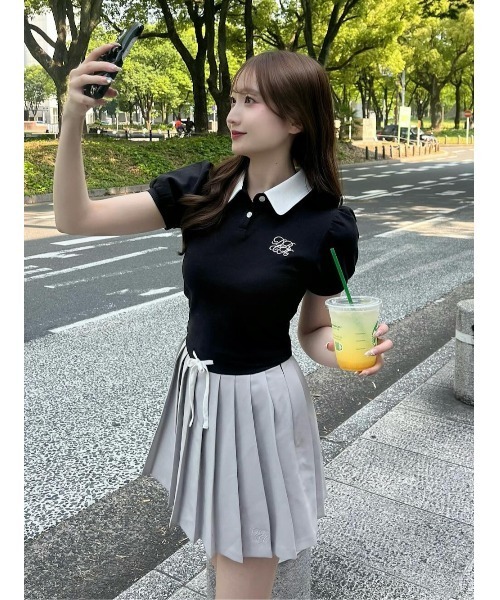 ☆未開封 ダーリッチ DRCHプリーツミニスカート ブラック ☆ ダーリッチ Darich DRCHプリーツミニスカート （ブラック） -靴