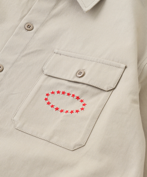 AFB（エーエフビー） シャツ 半袖 SS WORK SHIRTS メンズ : ZOZOTOWN
