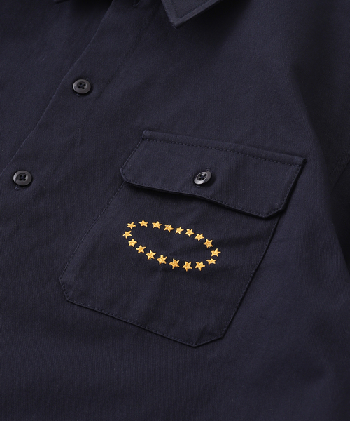 AFB（エーエフビー） シャツ 半袖 SS WORK SHIRTS メンズ : ZOZOTOWN