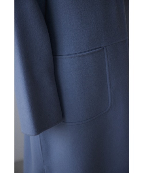 「BLACK BY MOUSSY」 ノーカラーコート 1 ライトベージュ レディース_画像6