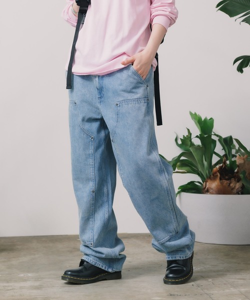 FREE MAX ジーンズ FREE MAX×Hyoma Double Knee Denim Pants
