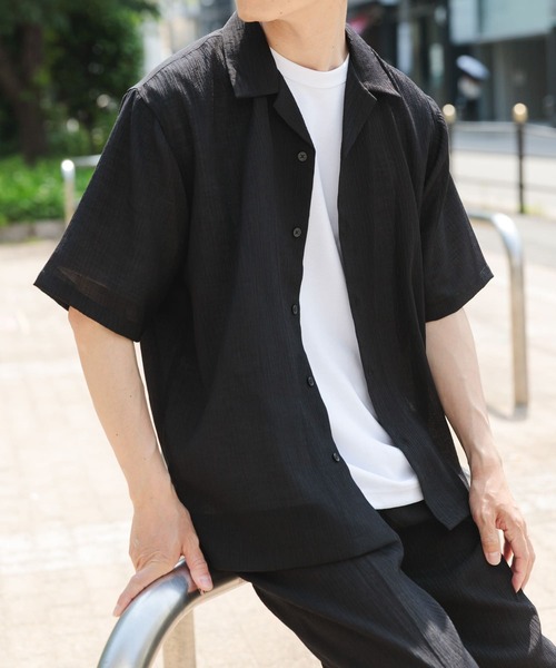 ITEMS URBANRESEARCH（アイテムズ アーバンリサーチ） シャツ クレープ