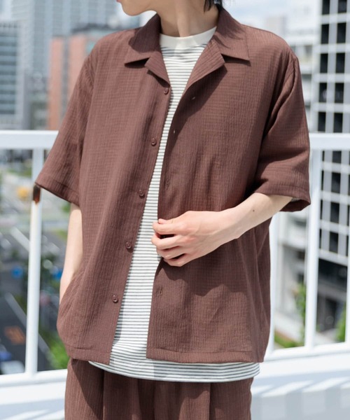 ITEMS URBANRESEARCH（アイテムズ アーバンリサーチ） シャツ クレープ
