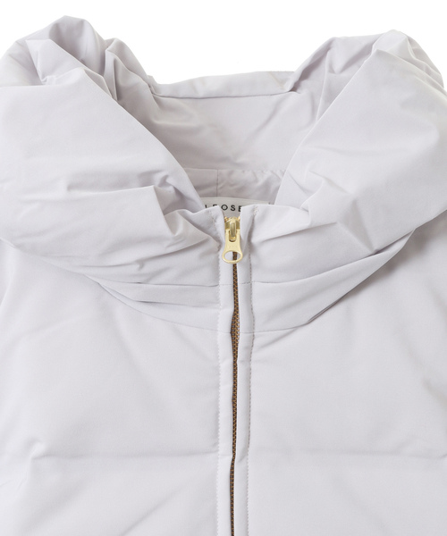 「SOFFITTO」 「MELROSE」ダウンジャケット FREE アイボリー レディース_画像3