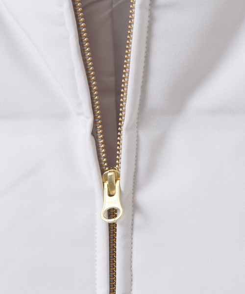 「SOFFITTO」 「MELROSE」ダウンジャケット FREE アイボリー レディース_画像6