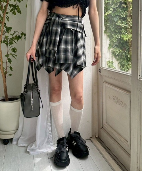 OLIVE des スカート 腰巻きミニスカート : ZOZOTOWN Yahoo!店