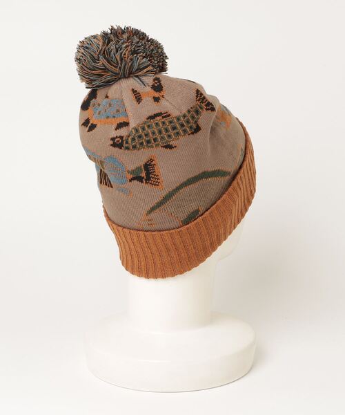 MARGAR HOWELL ニット帽 ブラウン MARGARET HOWELL（マーガレットハウエル）の「WOOLEN BREATH THERMO