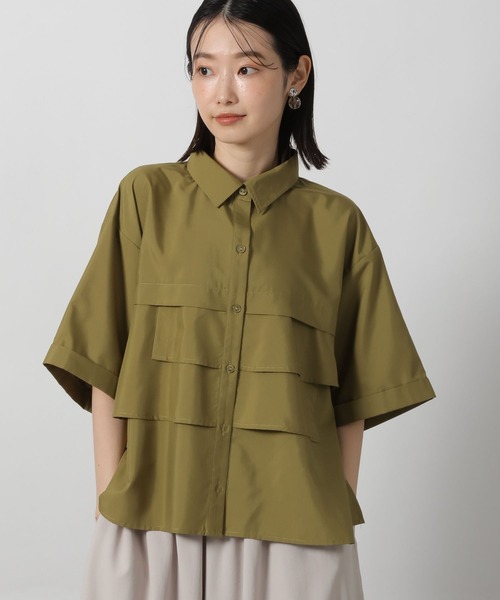 LAKOLE（ラコレ） ブラウス シャツ ティアードシャツ6分袖 / 575935