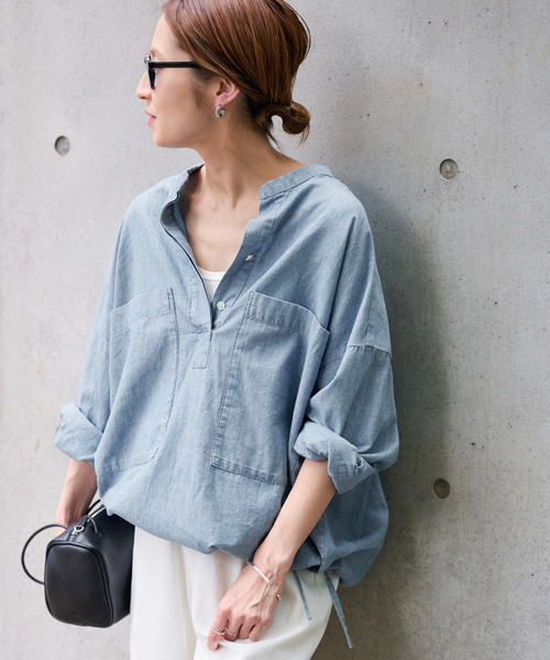 ✨ほぼ新品✨FRAMeWORK ダンガリーシャツ FRAMeWORK｜≪追加≫ダンガリーシャツ 5 | Rakuten Fashion(楽天