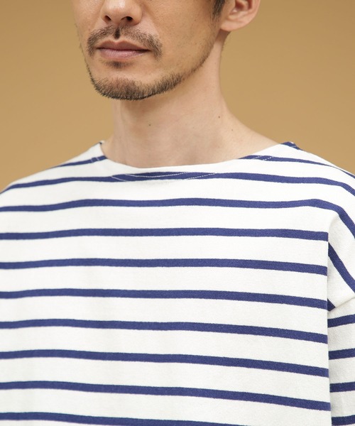 「NANO universe」 長袖Tシャツ S ホワイト メンズ