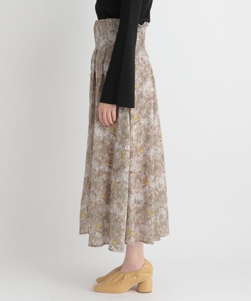 「Andemiu」 ロングスカート MEDIUM ベージュ レディース