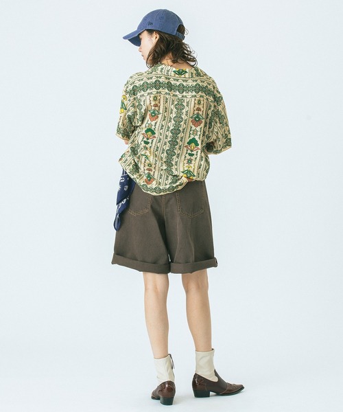 ブラウス シャツ (HLAADA for ROSEBUD)EMBROIDERED SHIRT レディース HLAADA for ROSEBUD)EMBROIDERED SHIRT（シャツ/ブラウス
