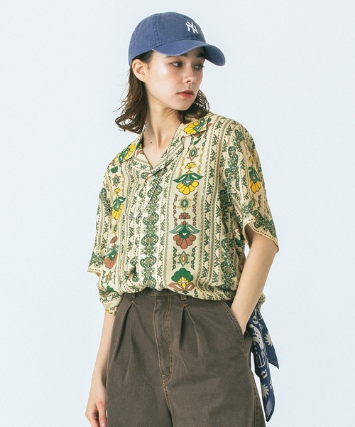 ブラウス シャツ (HLAADA for ROSEBUD)EMBROIDERED SHIRT レディース HLAADA for ROSEBUD)EMBROIDERED SHIRT（シャツ/ブラウス