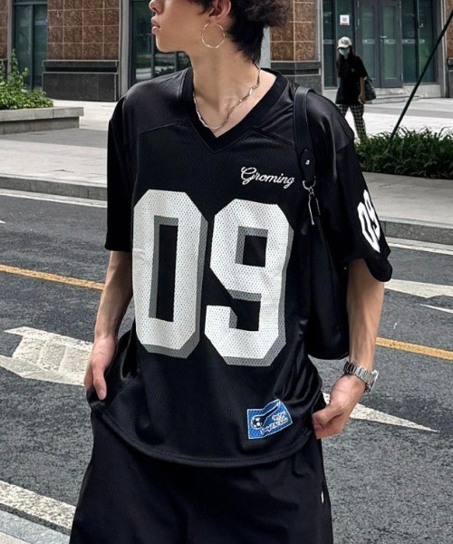 短期出品‼️美品☆マディソンブルー☆バックナンバリングTシャツ Madisonblue マディソンブルー ナンバリング Tシャツ - メルカリ