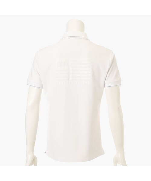 BRIEFING ポロシャツ ホワイト BRIEFING ポロシャツ 「BRIEFING GOLF/ブリーフィングゴルフ