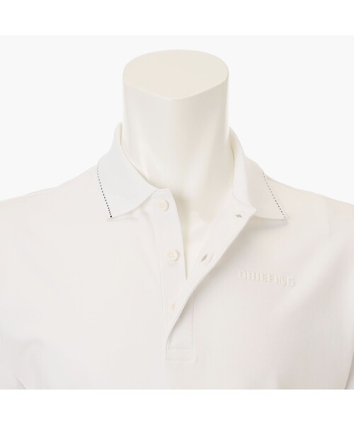 BRIEFING ポロシャツ ホワイト BRIEFING ポロシャツ 「BRIEFING GOLF/ブリーフィングゴルフ