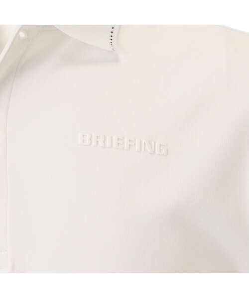 ZOZO BRIEFING ホワイトポロシャツ BRIEFING｜ブリーフィングのポロシャツ（ホワイト/白色系・半袖