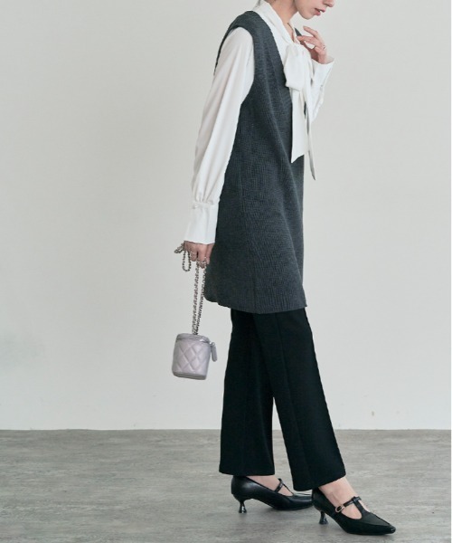「kirakiraShop」 「maviru」長袖ブラウス X-LARGE オフホワイト レディース