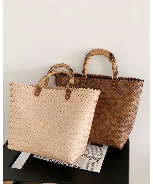 「Ritzy」 かごバッグ FREE ベージュ レディース_画像8