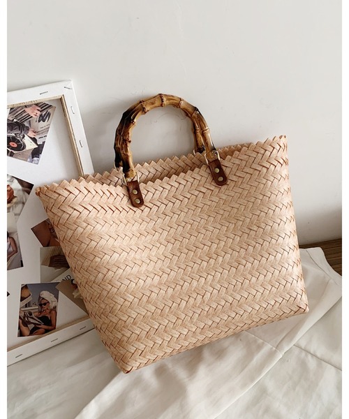 「Ritzy」 かごバッグ FREE ベージュ レディース_画像9