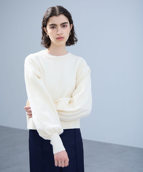 「N.O.R.C」 長袖ニット フリー レッド レディース_画像6