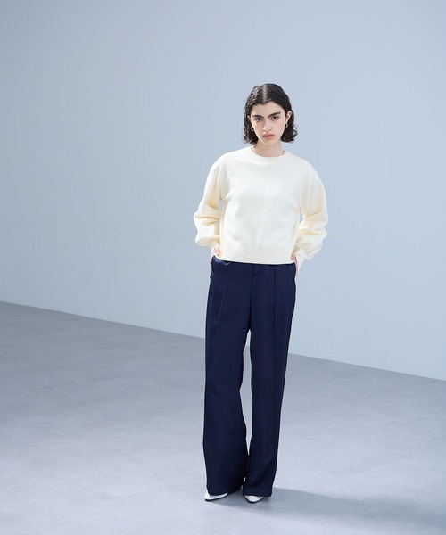 「N.O.R.C」 長袖ニット フリー レッド レディース_画像8