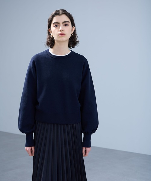 「N.O.R.C」 長袖ニット フリー レッド レディース_画像9