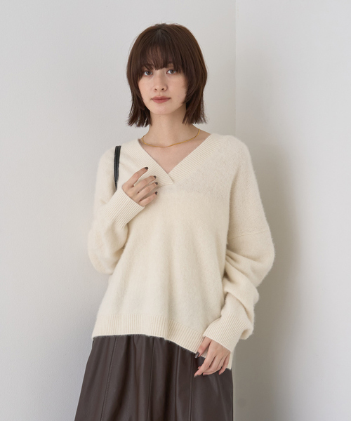 Rouge vif（ルージュ ヴィフ） ニット セーター フォックスウールV