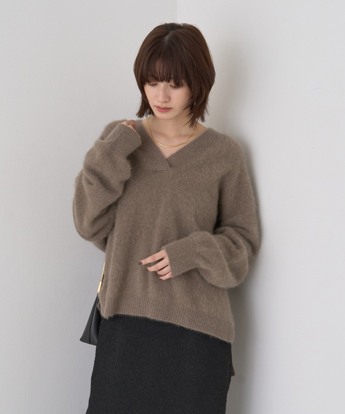 Rouge vif（ルージュ ヴィフ） ニット セーター フォックスウールV