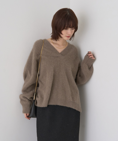 Rouge vif（ルージュ ヴィフ） ニット セーター フォックスウールV