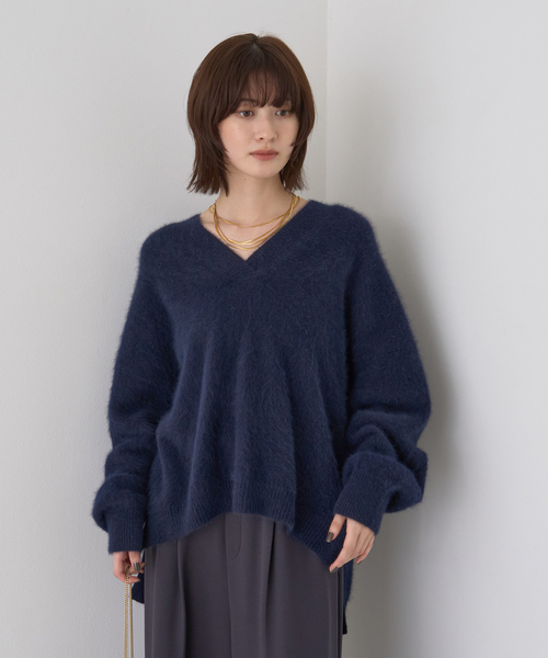 Rouge vif（ルージュ ヴィフ） ニット セーター フォックスウールV