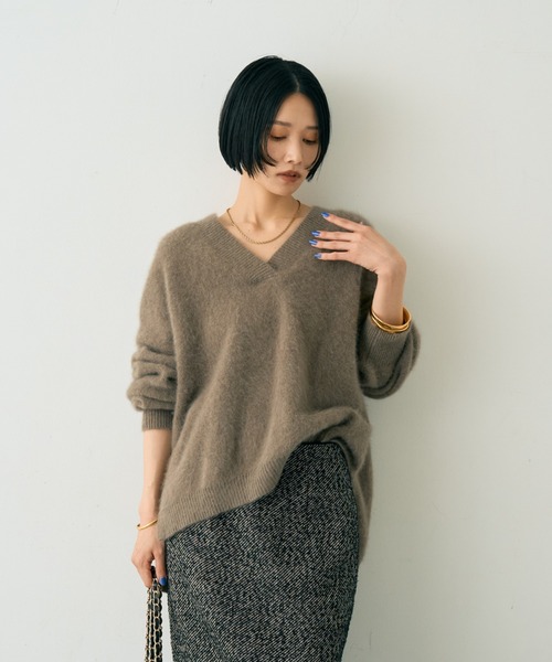 Rouge vif（ルージュ ヴィフ） ニット セーター フォックスウールV