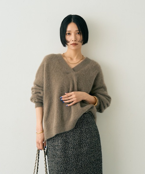 Rouge vif（ルージュ ヴィフ） ニット セーター フォックスウールV