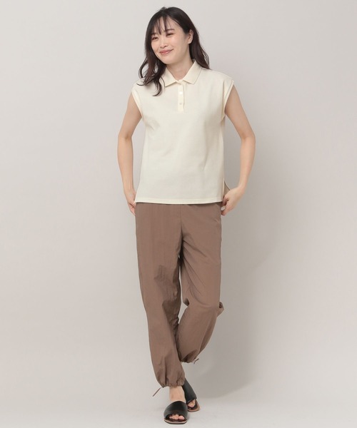 「Elura」 半袖ポロシャツ MEDIUM ネイビー レディース_画像5